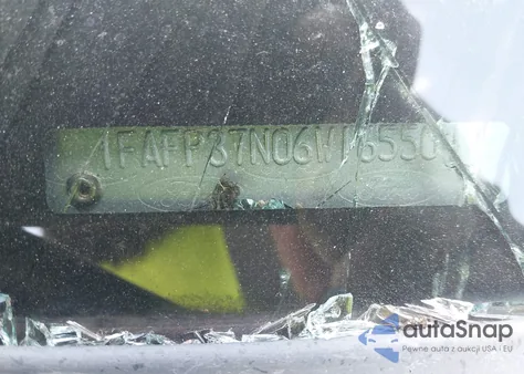 2006 Ford Focus Zx5 z USA, uszkodzony, nr VIN 1FAFP37N06W165504